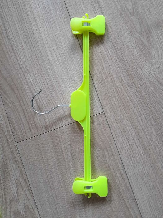 10szt Wieszak na spódnice spodnie z regulowanymi klipsami