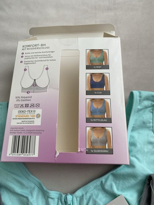 Zesraw biustonoszy bezszwowych XXL