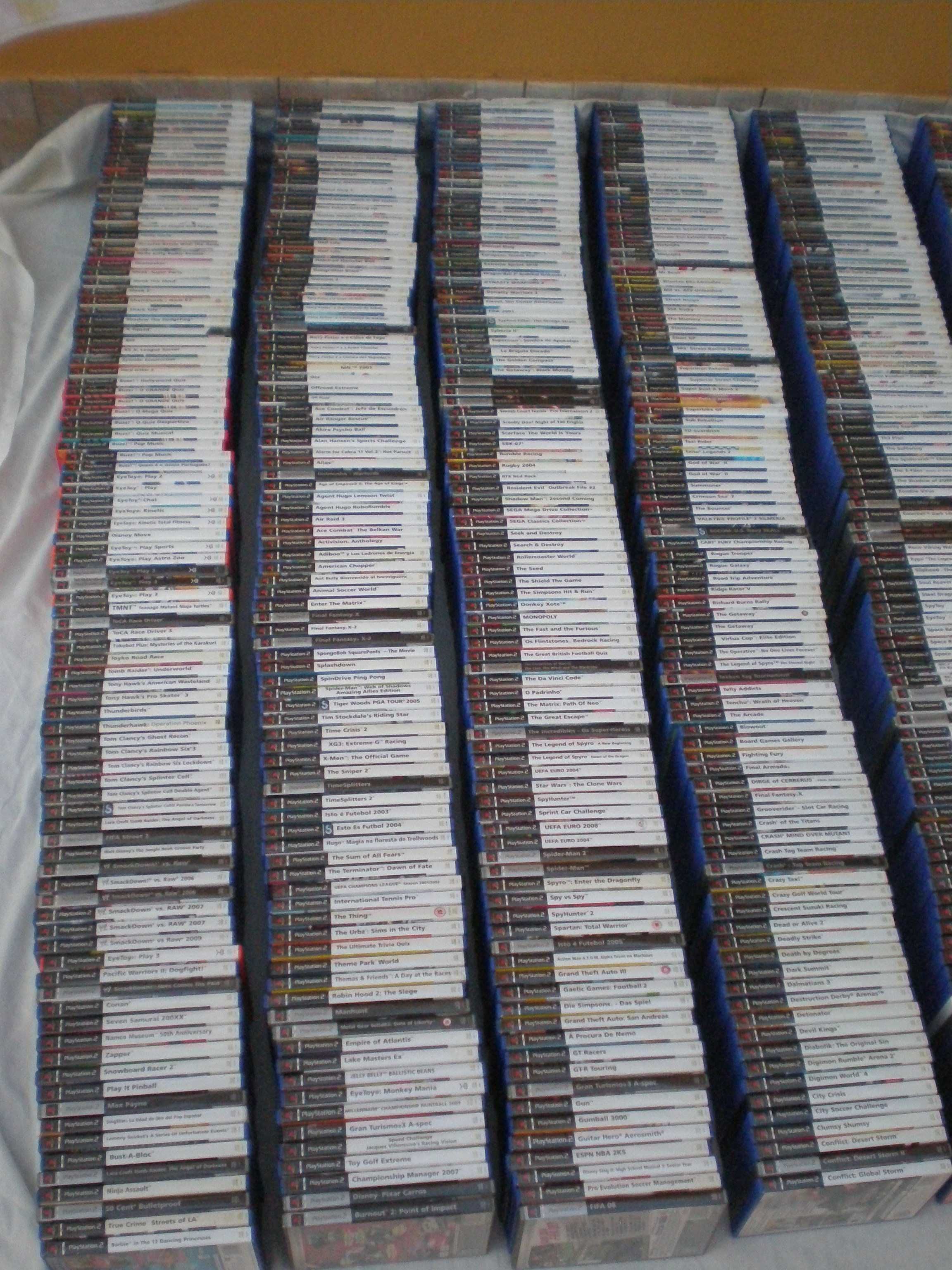 PS2 - mais de 500 jogos todos com caixa