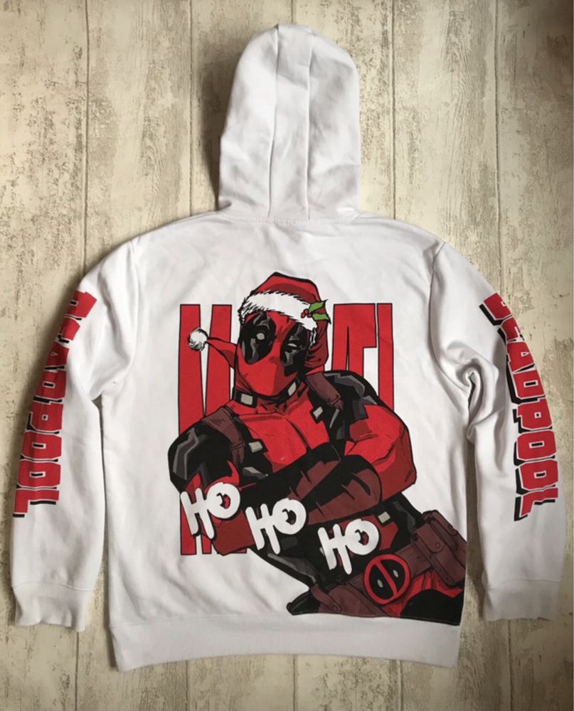 Świąteczna Bluza Męska Kangurka Marvel Deadpool XXL XL Unikat Nowa !