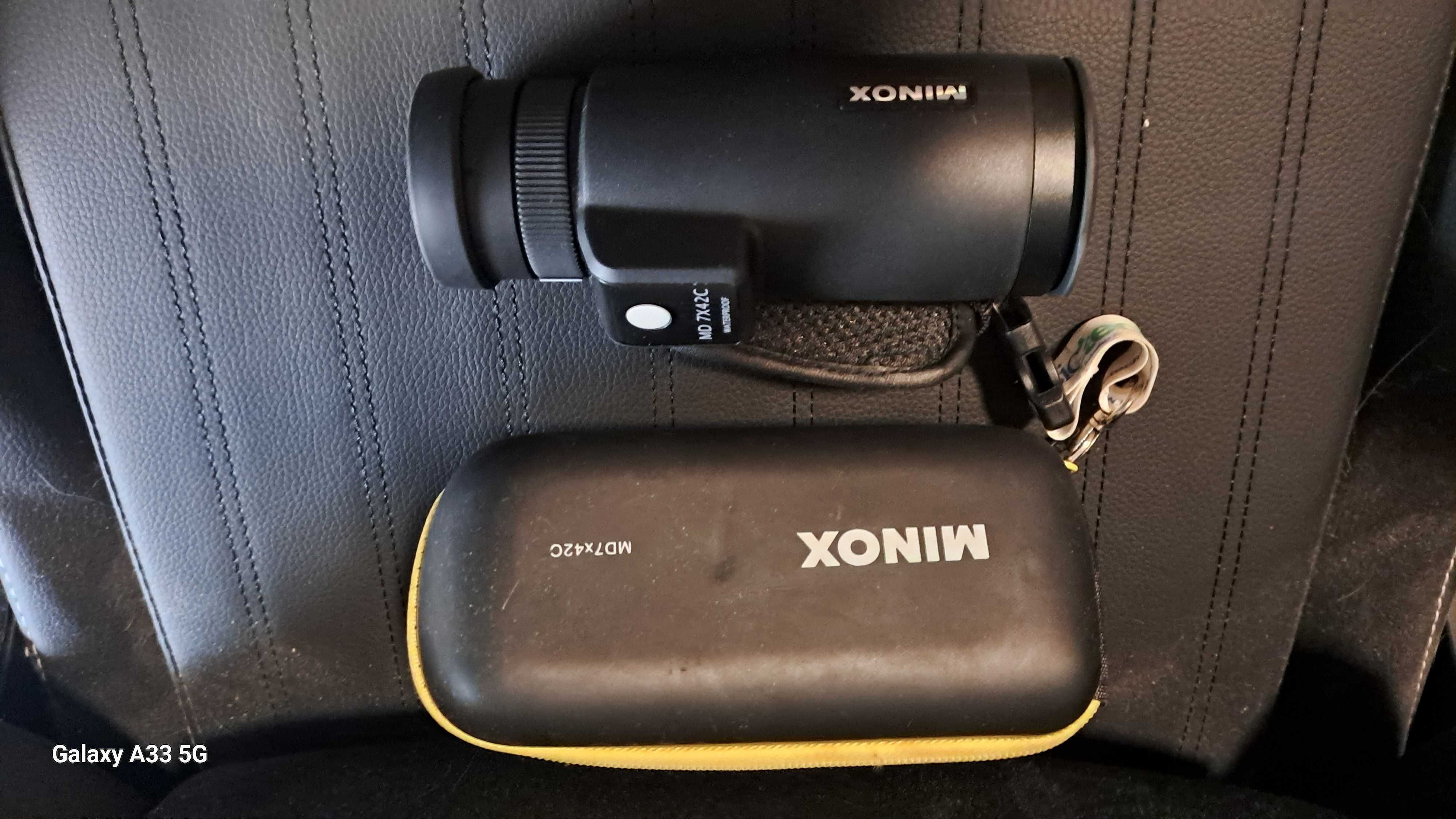Монокуляр MINOX MD 7x42 C Black з компасом і далекомірною сіткою