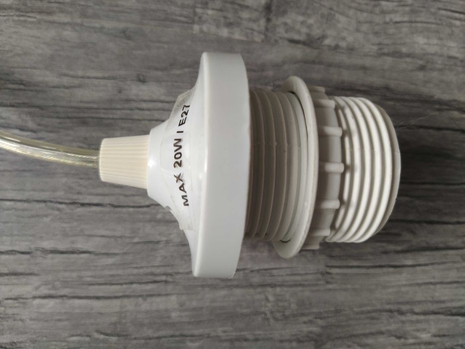 Oprawka Philips E27 z przewodem i maskownicą Przewód wiszący dla lampy