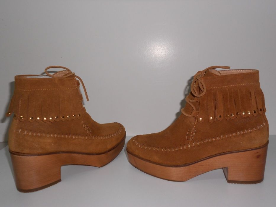 Botas Cubanas camel tamanho 37 38 e 39 - artigo novo de loja