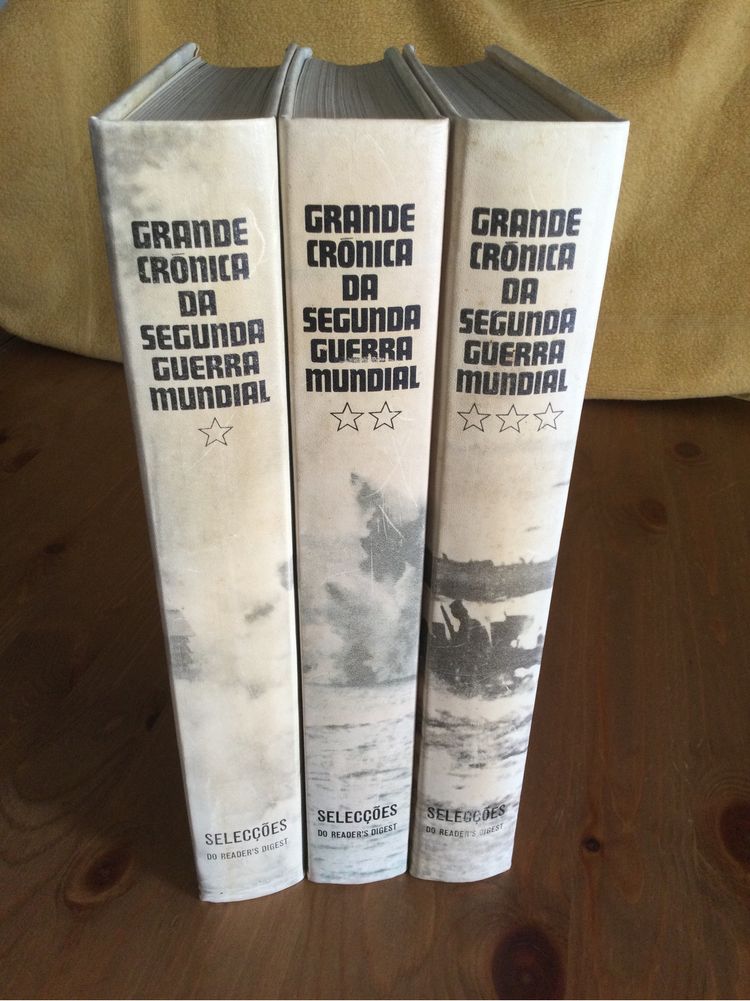 Grande Crónica da Segunda Guerra Mundial (3 volumes de 1975)