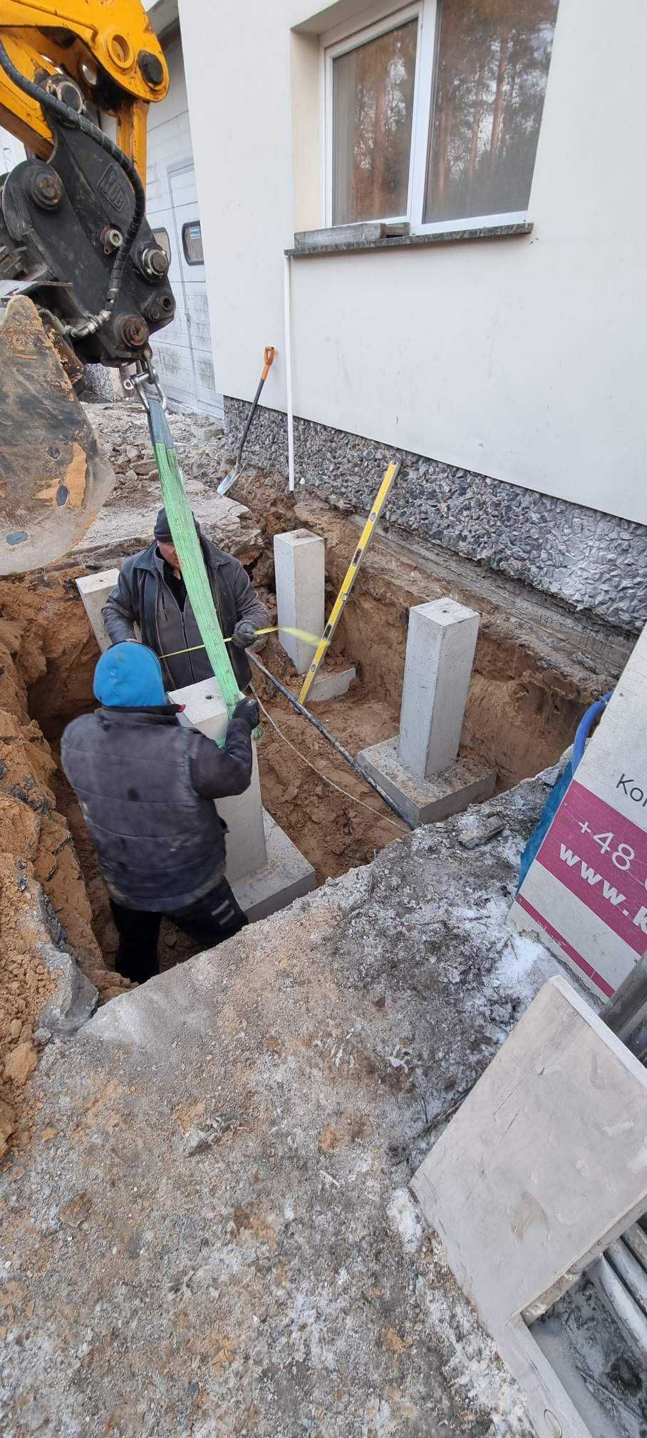Stopa fundamentowa ,fundament pod Hale,  blaszak , Domek, fotowoltaika