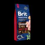 Brit Premium Adult L корм для собак крупных пород  15кг Акция