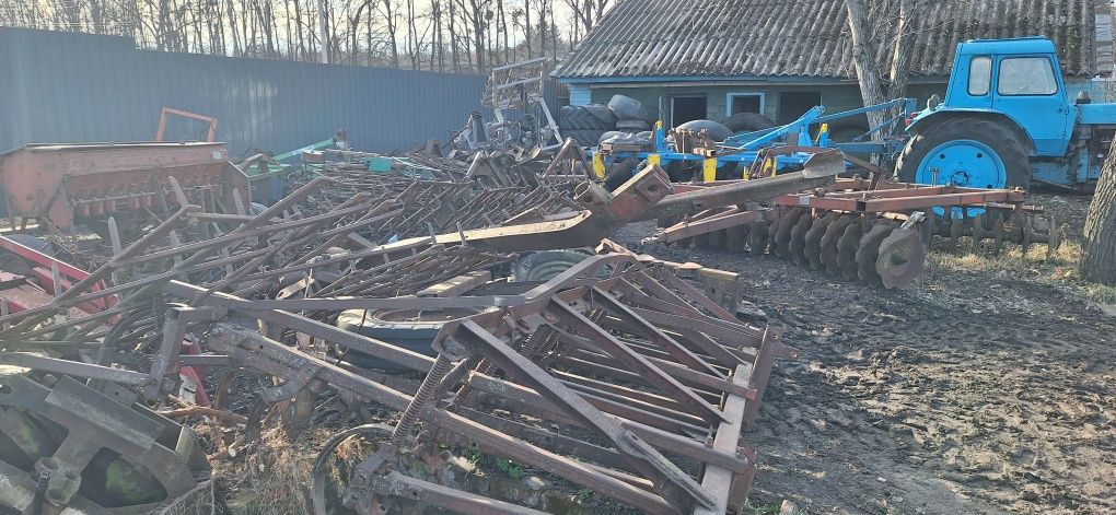 Дискова борона причіпна