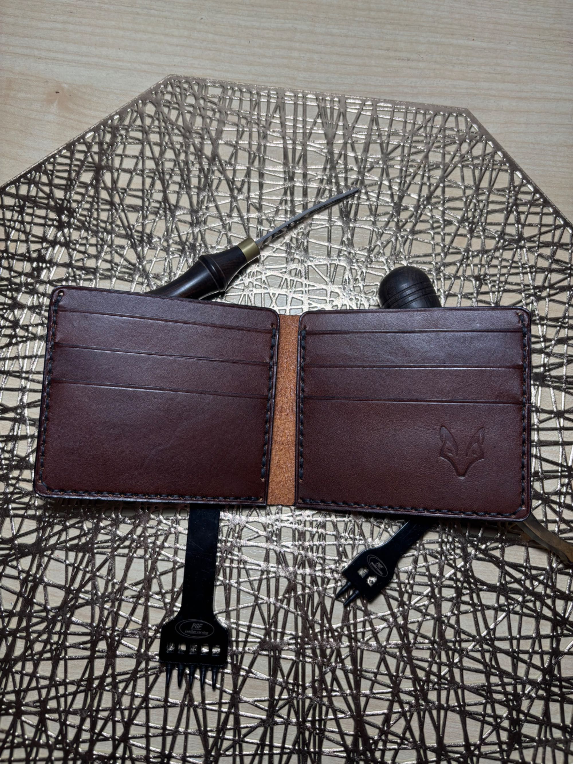 Portfel skórzany handmade