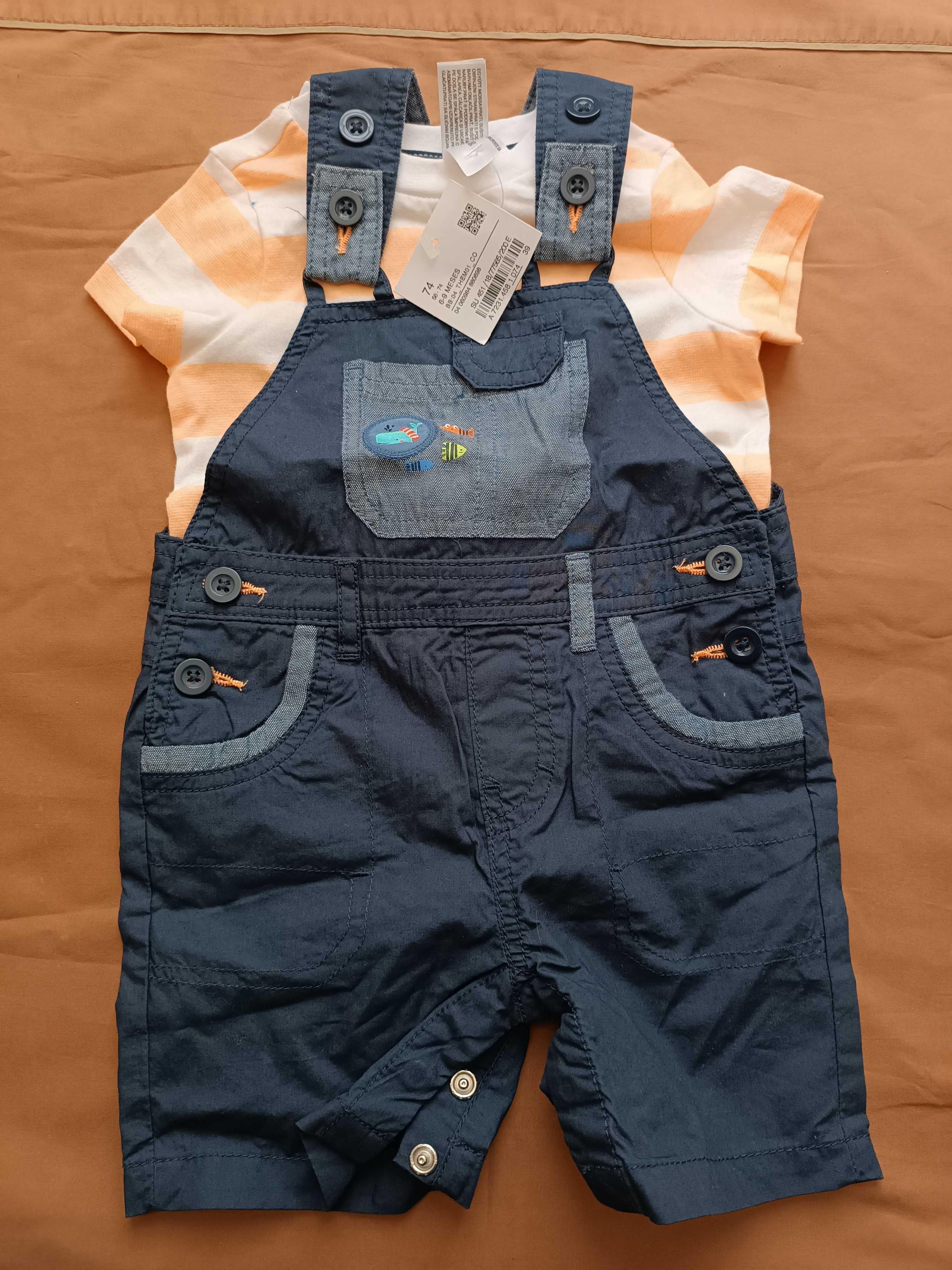 Conjunto novo bebê 6-9 m