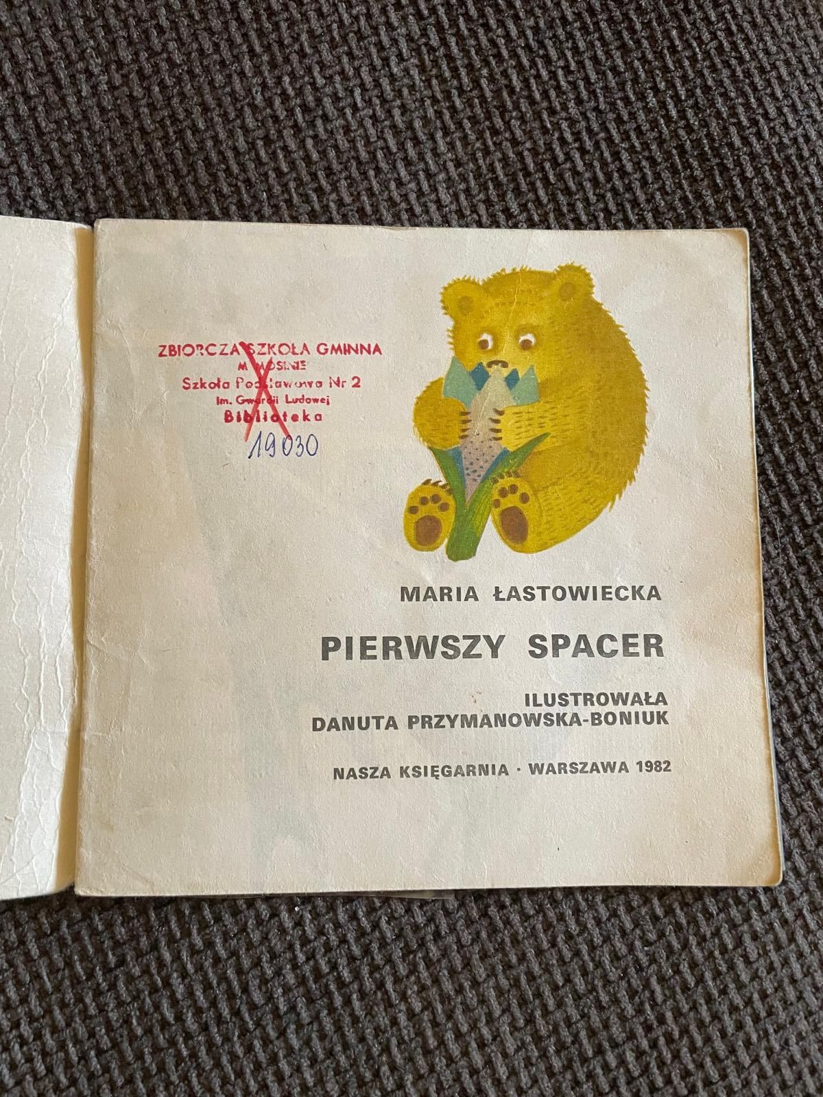 Książka Pierwszy spacer Łastowiecka prl poczytaj mi mamo lata 80