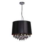 Lampa wisząca czarno złota Vigo elegancka stylowa