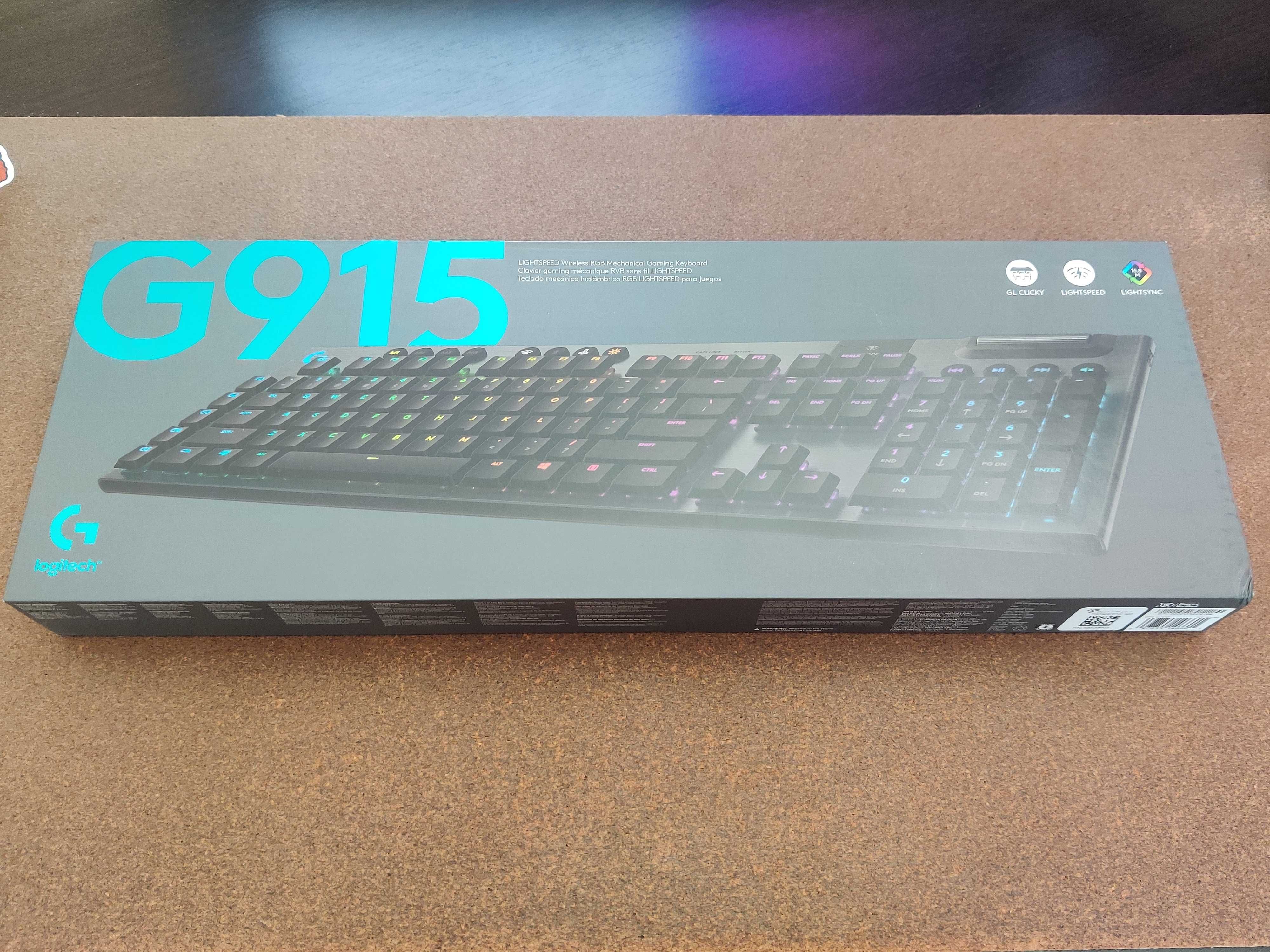 Клавіатура Logitech G915 CLICKY бездротова