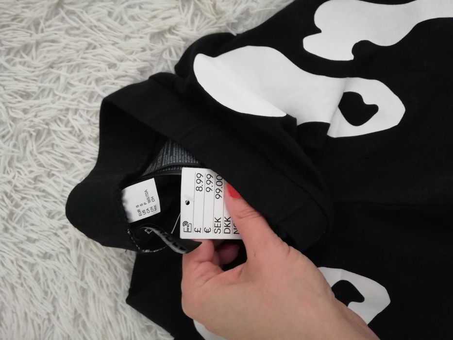 nowe czarne leginsy s 36 h&m kościotrup leginsy 36 s