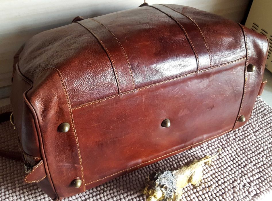 Шкіряна велика подорожня сумка ALESSIA ORIGINAL Італія