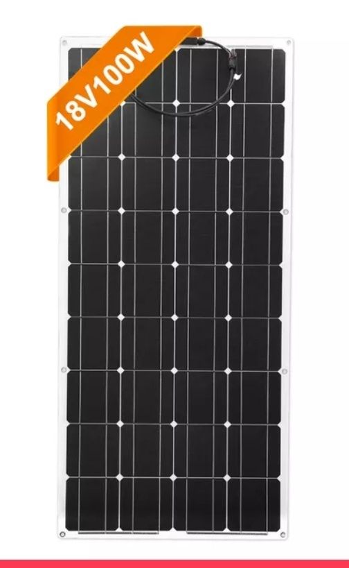 100% novo - painel solar flexível