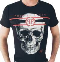 Koszulka męska Philipp Plein Zdobienia czarna