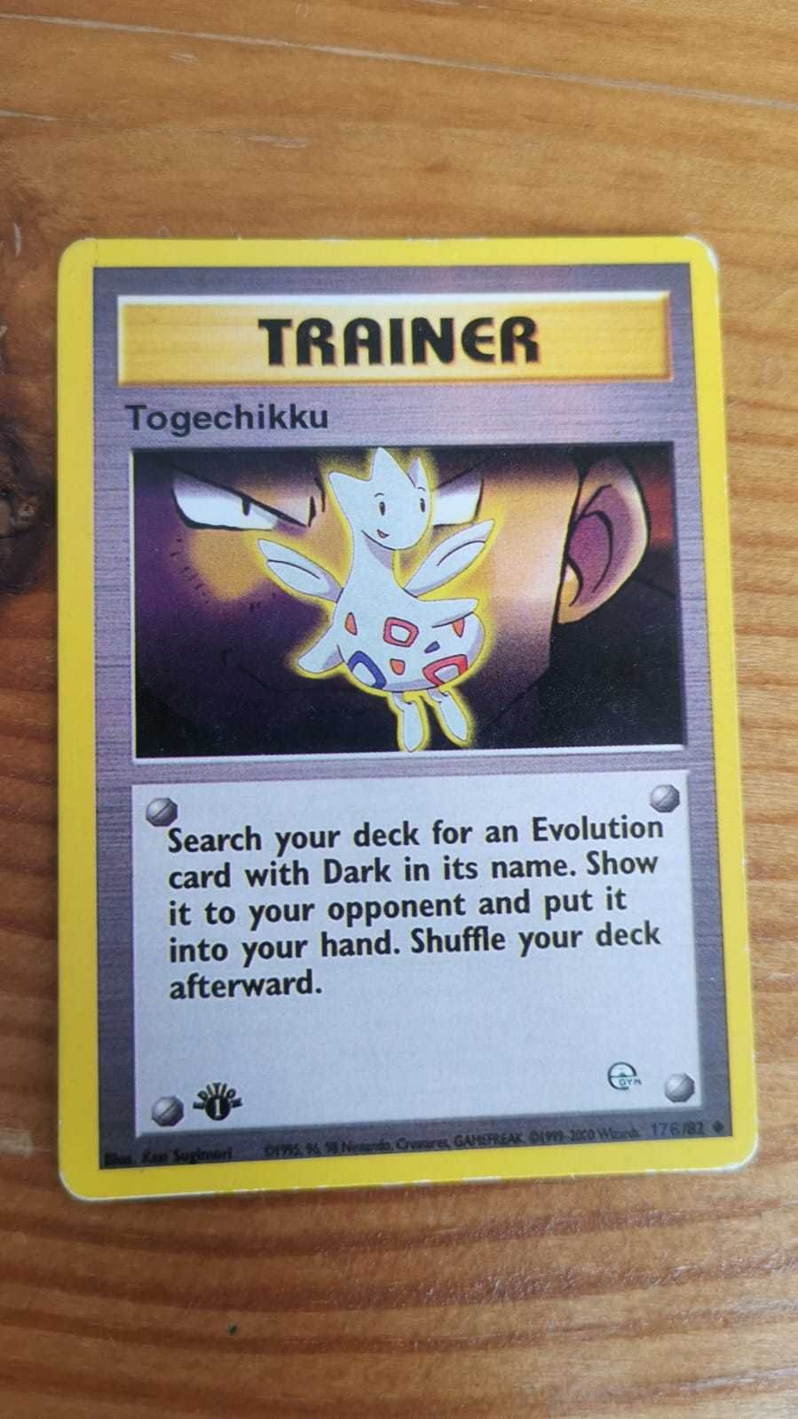 Cartas Pokemon - 1ª edição