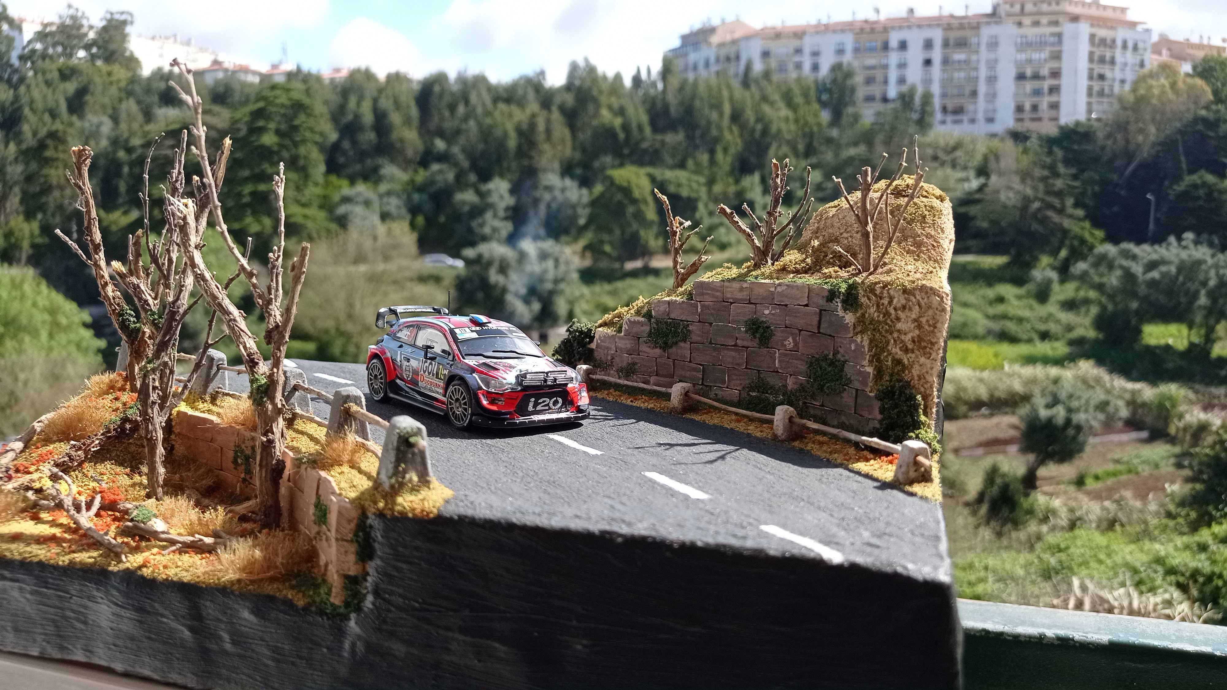 Diorama de Rallye 1/43