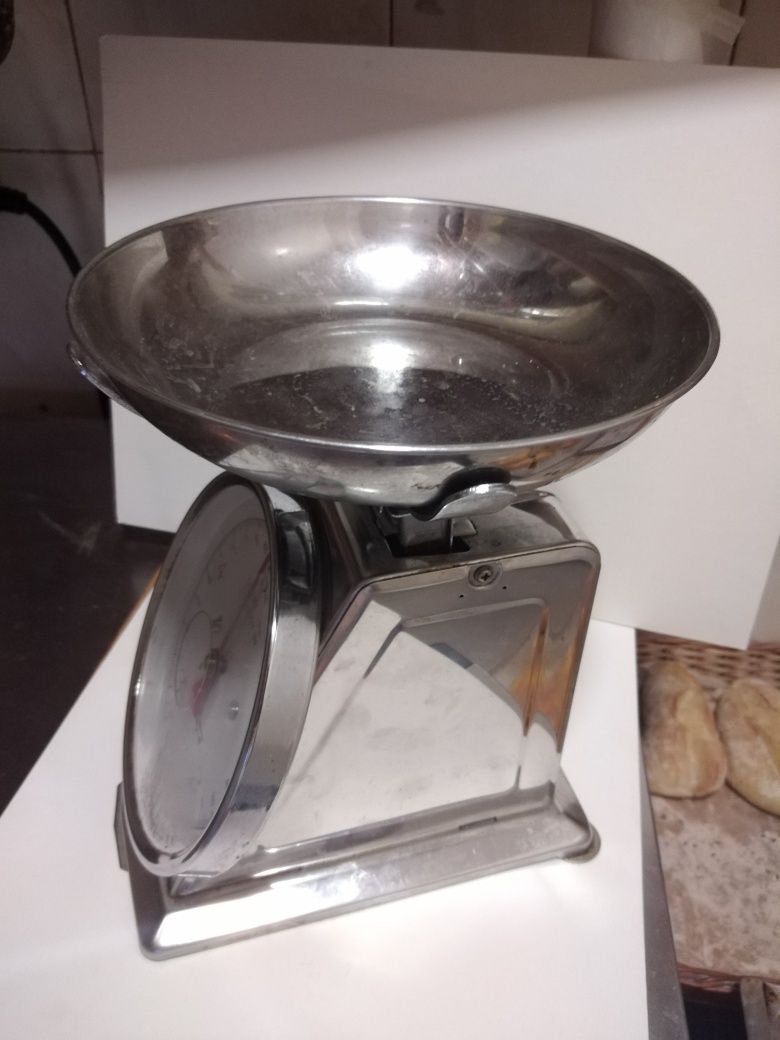 Balança mecânica com bacia 5kg inox