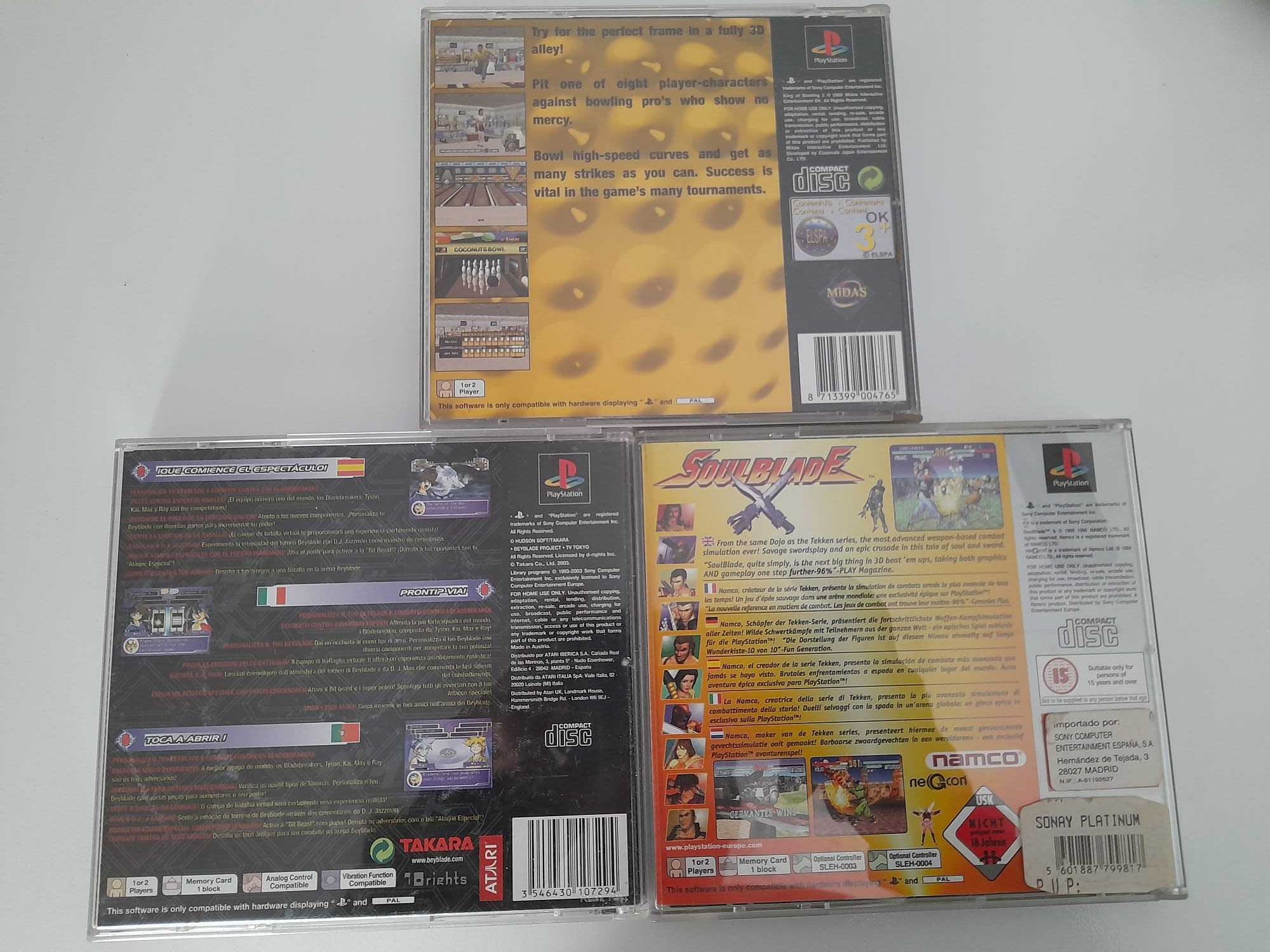 Jogos e acessórios Playstation 1/2