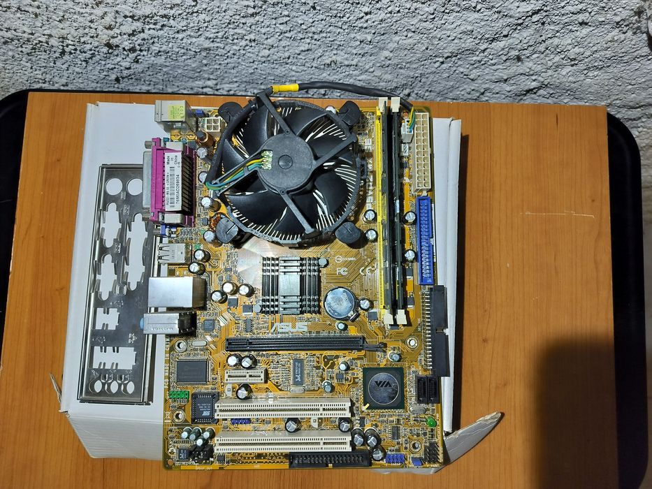 Bundle 775 Board, CPU,  RAM e dissipador