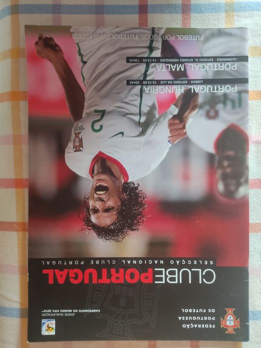 Programa de jogo Portugal Hungria e Malta