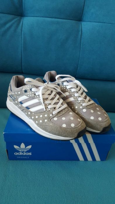 Adidas Tech Super dotted Grey kropki szare unikat