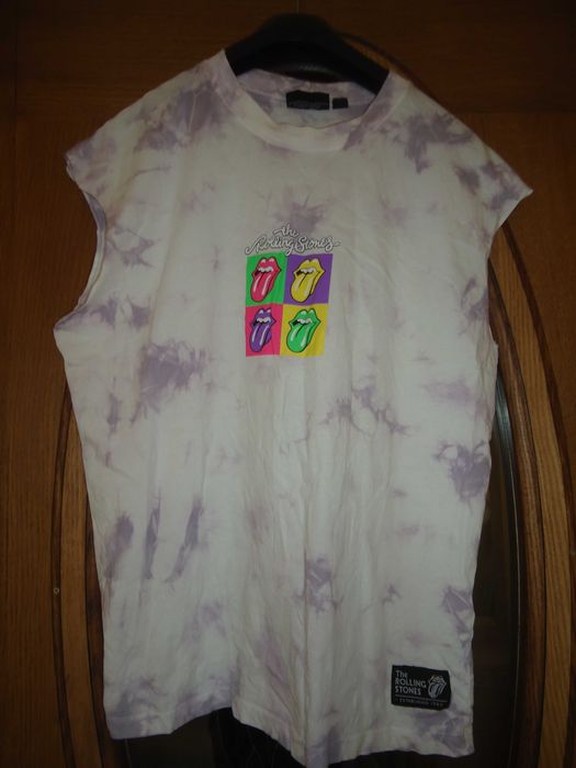 The Rolling Stones Primark Podkoszulek T-shirt męski bez rękawów XS