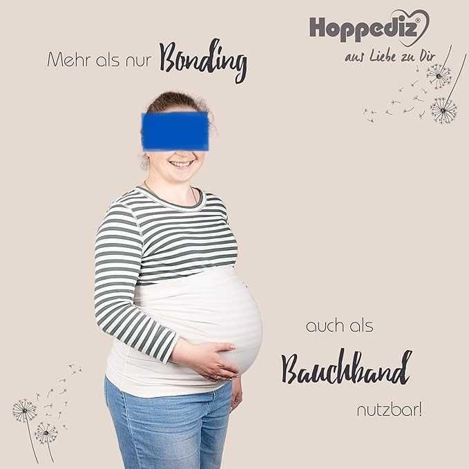 Hoppediz Baby Bonding Top Otulacz Kangur L Beżowy (819b)