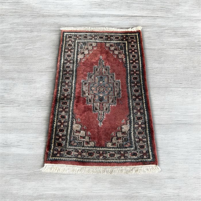 Dywan pakistański orientalny wełniany ręcznie tkany medalion Pakistan