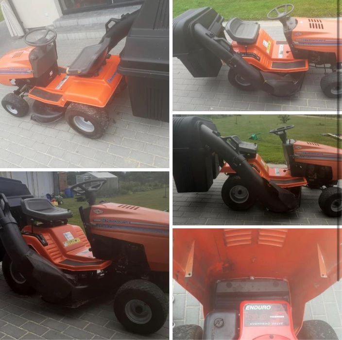 Traktorek kosiarka Husqvarna LR130  Kosz