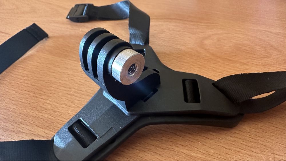 Suporte queixo GoPro Hero 5/6/7/8/9 preto p/ capacete