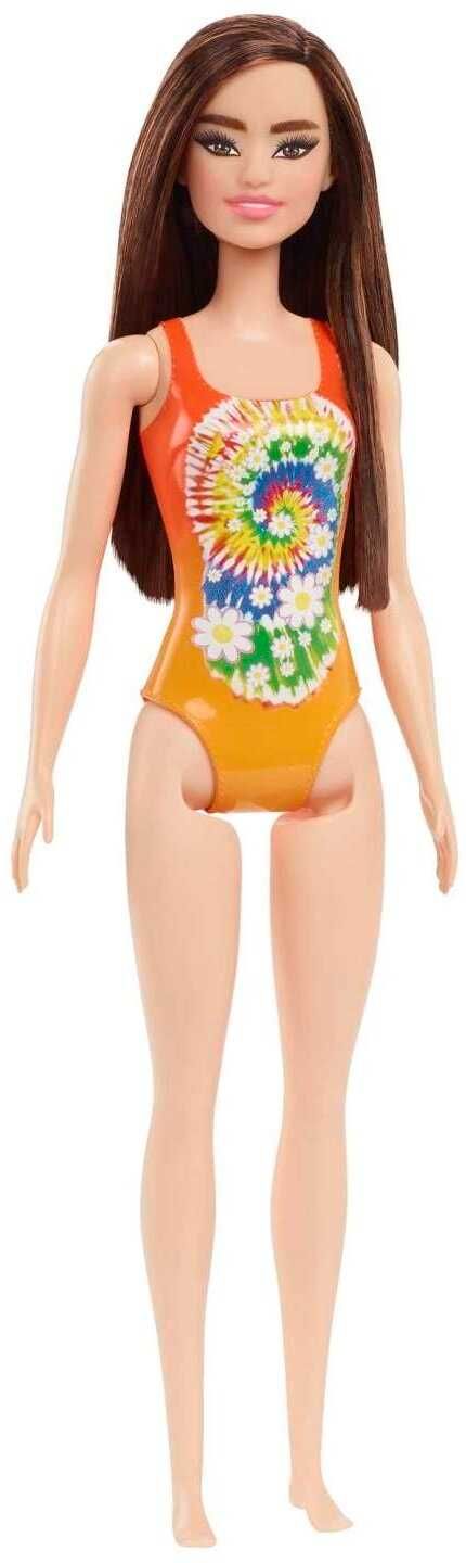 Lalka Barbie LALKA PLAŻOWA W Kostiumie Kąpielowym Szatynka HDC49
