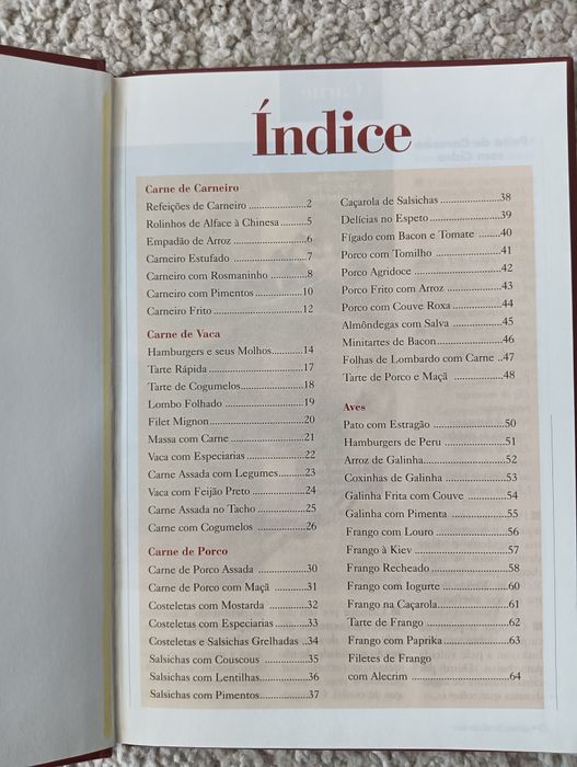 Carne	Coleção As melhores receitas - 	Activa Como Novo!