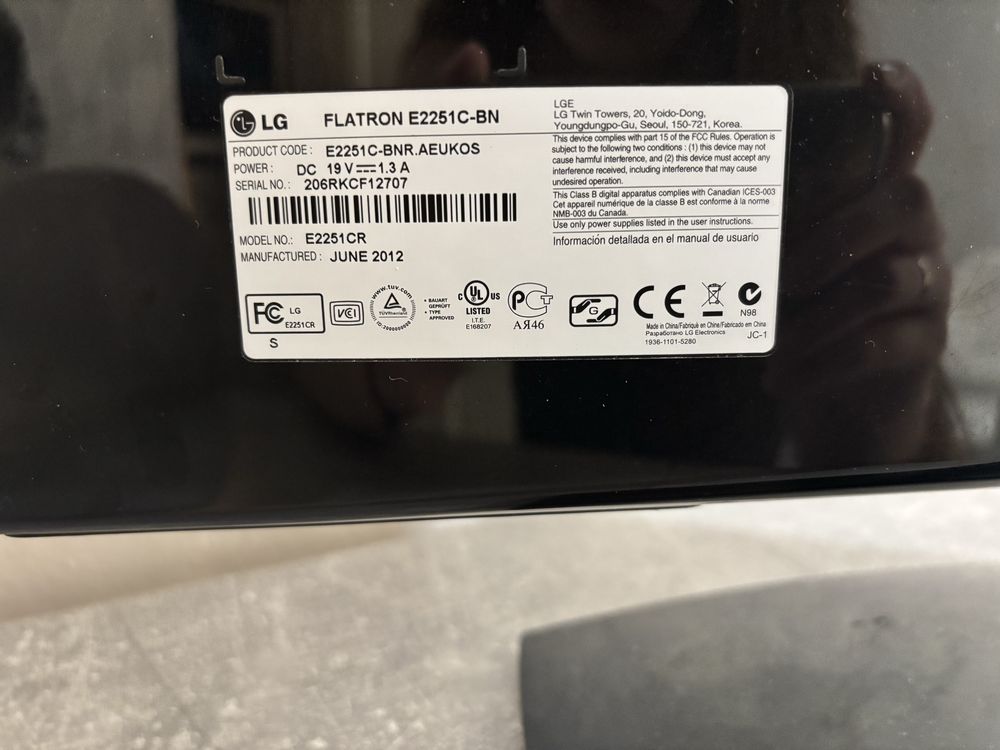 Монітор для компʼютера LG flatron