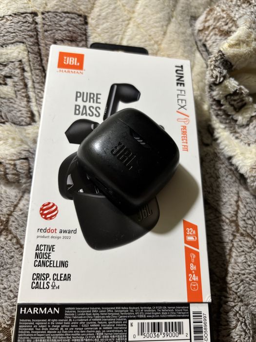 Навушники JBL Tune Flex (JBLTFLEXBLK) Black