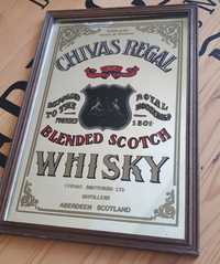 Stara reklama na lustrze Whisky Chivae Regal vintage