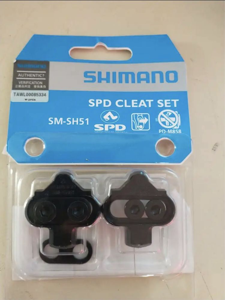 Bloki do pedałów spd Shimano sm-sh51