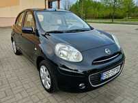 Nissan Micra 1.2 Benz 80KM 2012r. Climatronic Navi Podgrzewane fotele Z Niemiec