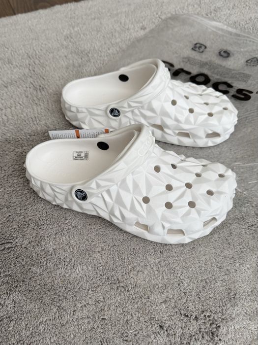Сабо Crocs M7W9 25,5 см Classic Geometric Clog крокси білі нові 39 40