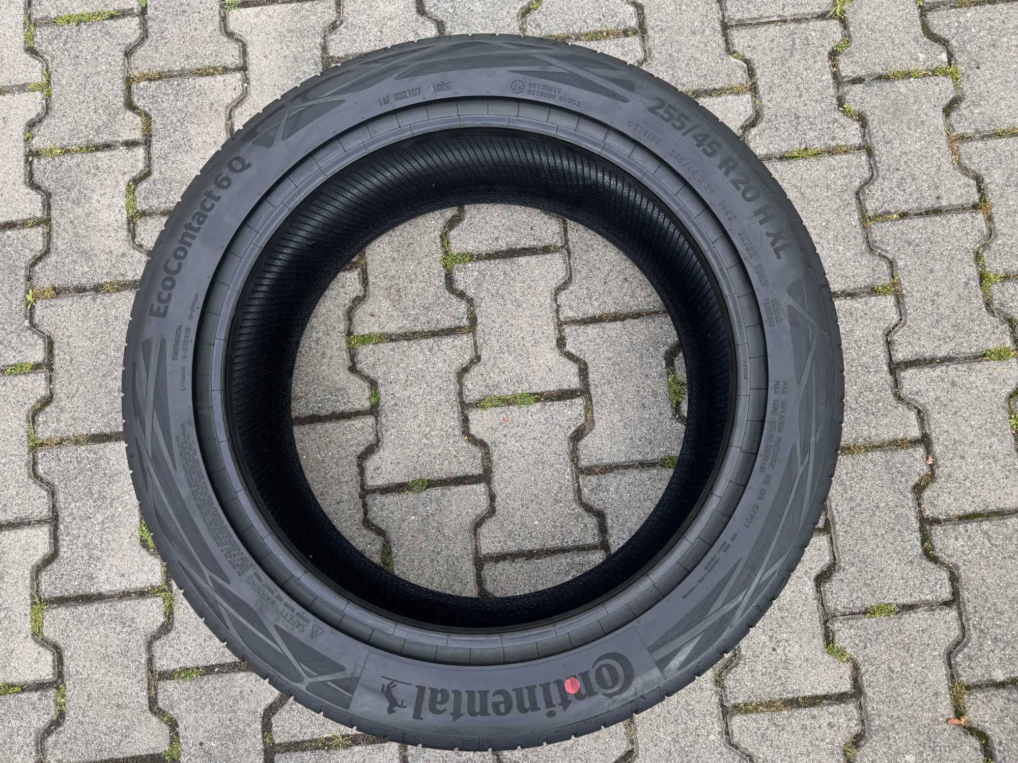 4x Nowe opony letnie 235/50r20 + 255/45r20 CONTINENTAL Eco 6Q (2025r)