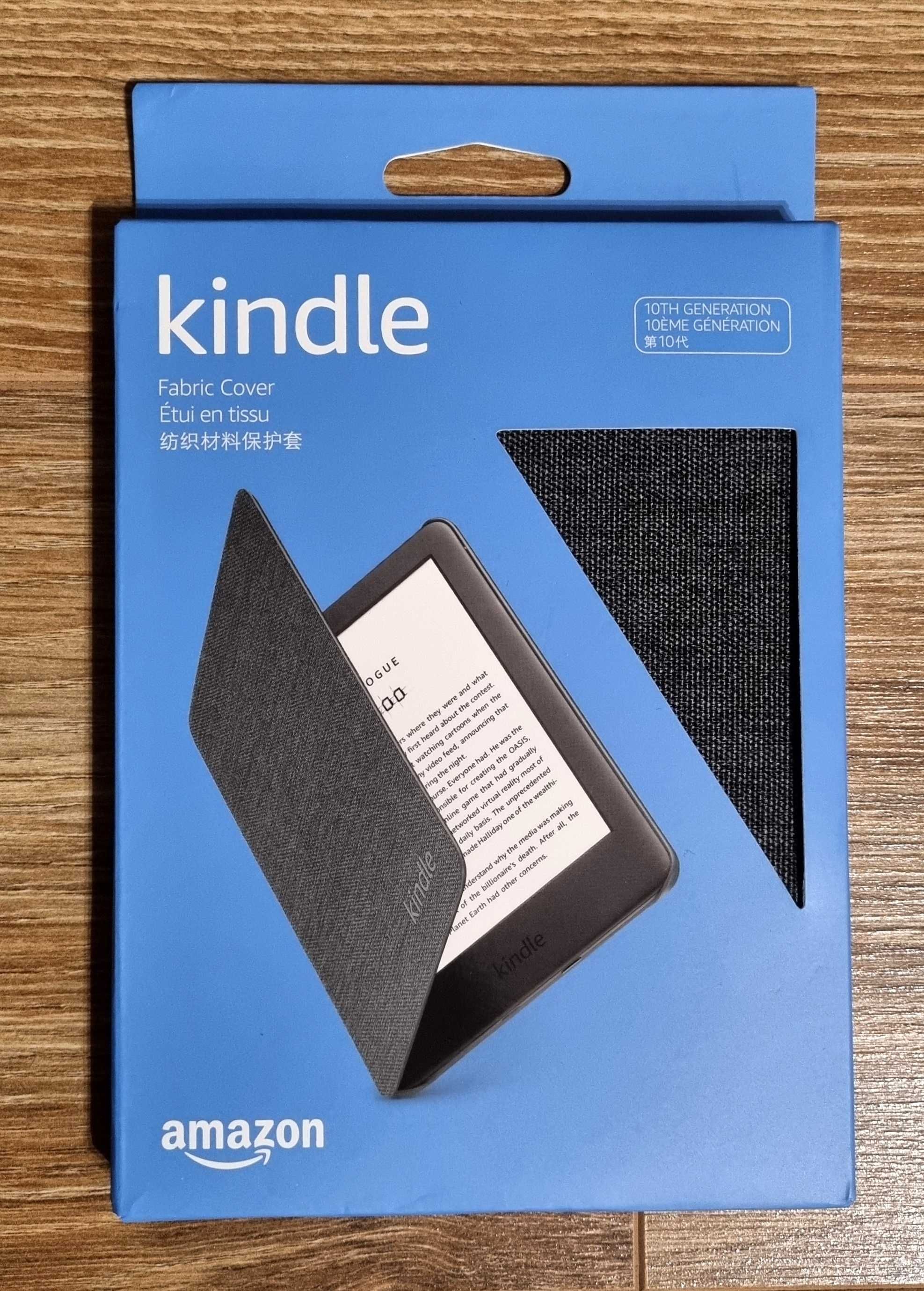 Kindle etui oryginalne z tkaniny, czarne