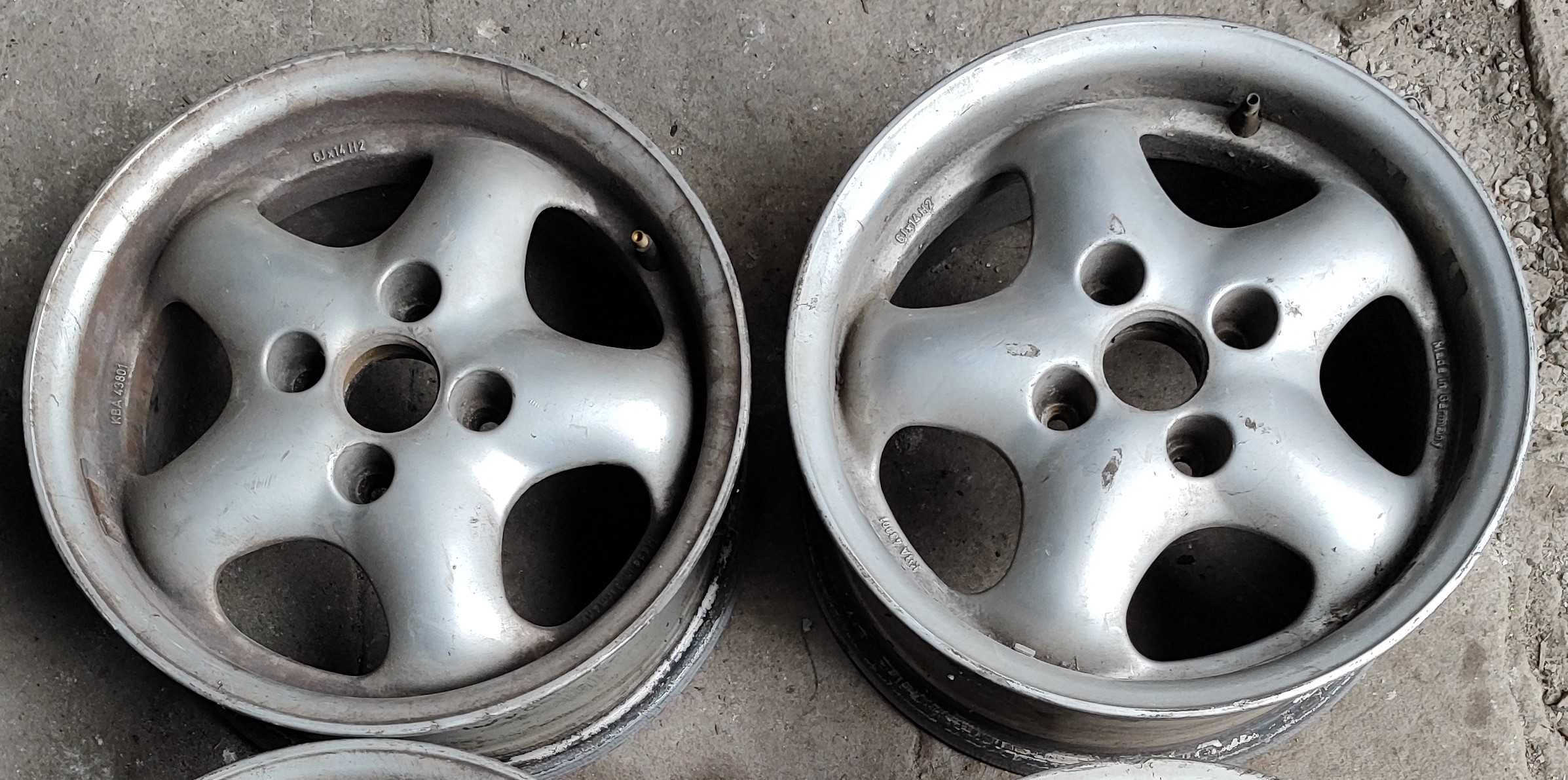 Felgi aluminiowe 14 cali 6J14H2 4x100 ET38 2 szt