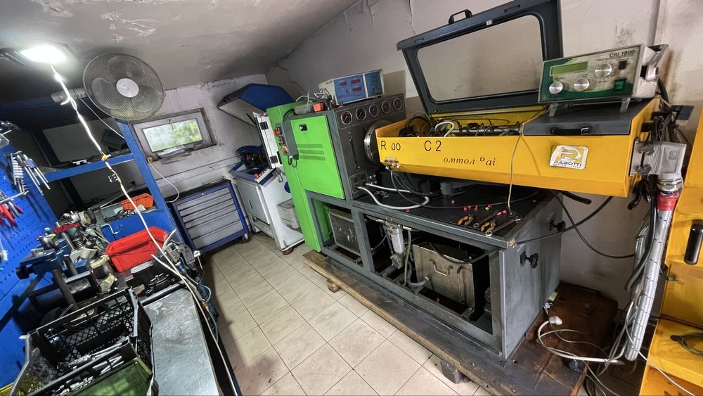 Warsztat do regeneracji wtryskiwaczy oraz turbosprężarek