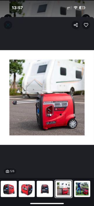 Інверторний генератор EU40i