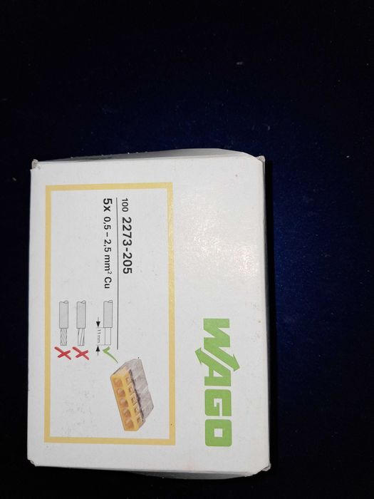 Wago szybkozłączki