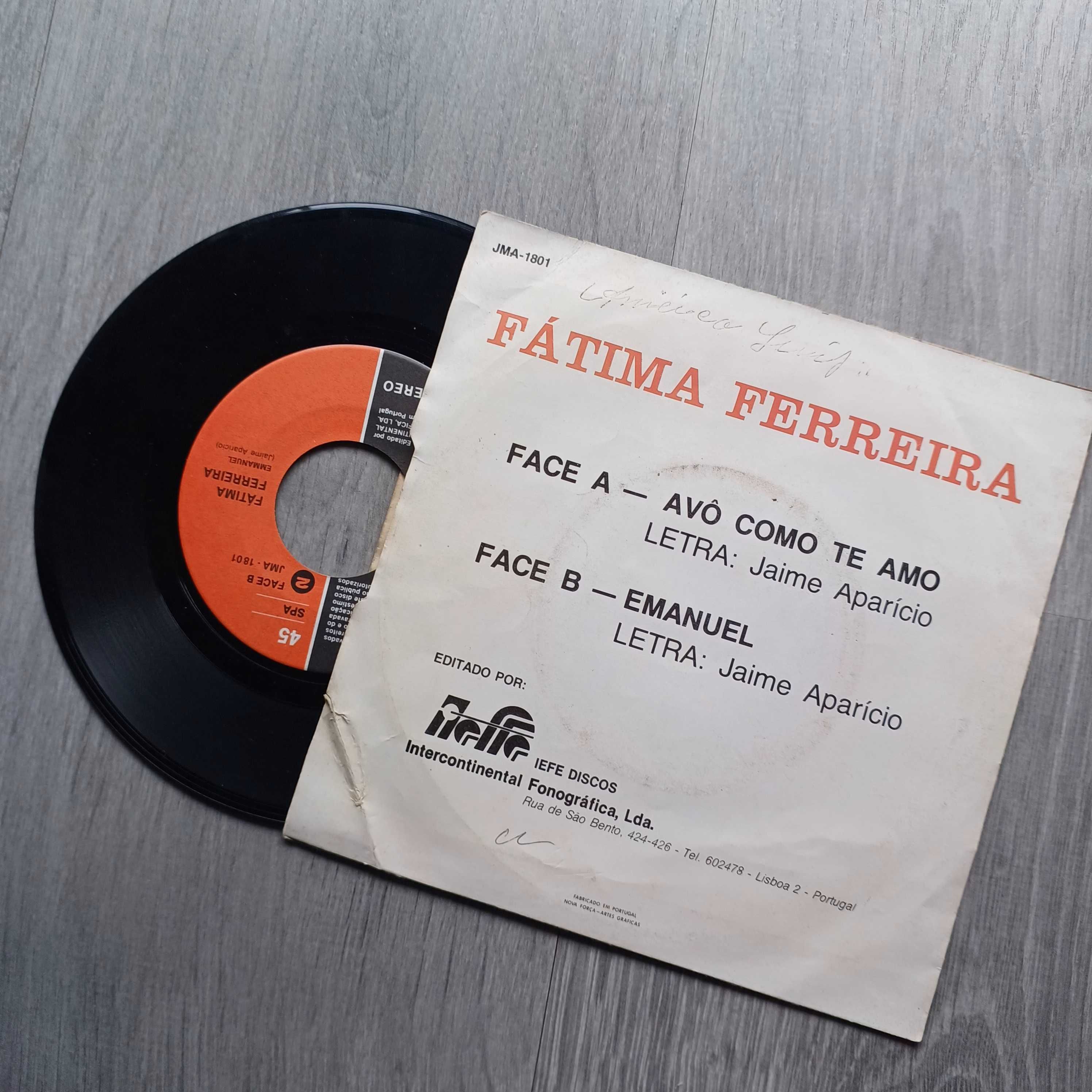 Fátima Ferreira singles (Adeus Miguel)