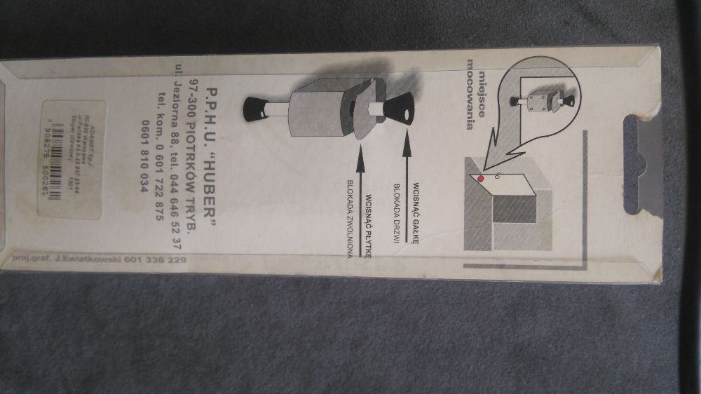 nóżka do drzwi / stoper do drzwi Huber