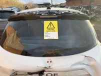 Скло кришки багажника ляди Renault Zoe 12-19