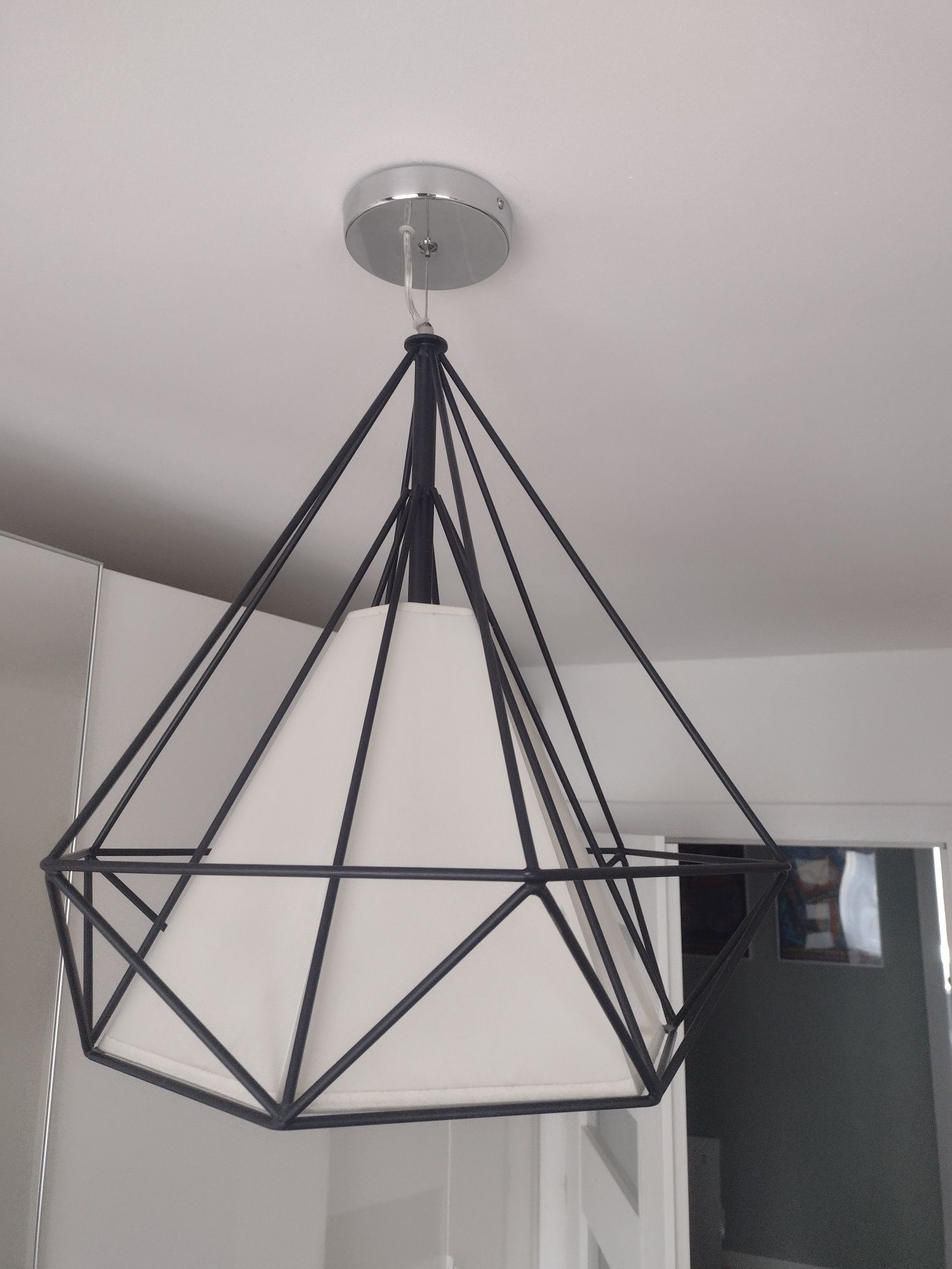 Lampa sufitowa loft czarna